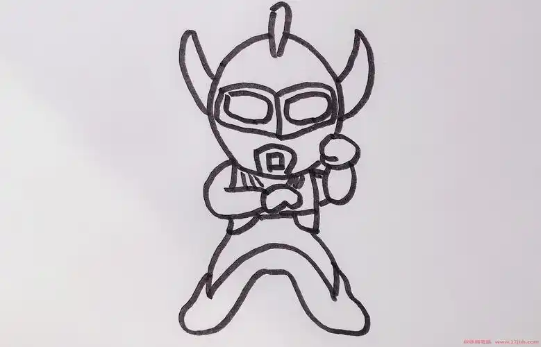 泰罗奥特曼简笔画