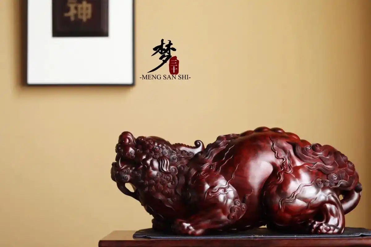 小叶紫檀 | 大貔貅  甄选印度小叶紫檀 - 抖音