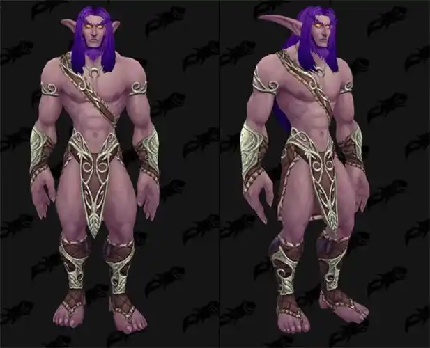 80史诗级别外观buff增强独具特色的暗夜精灵弓箭手