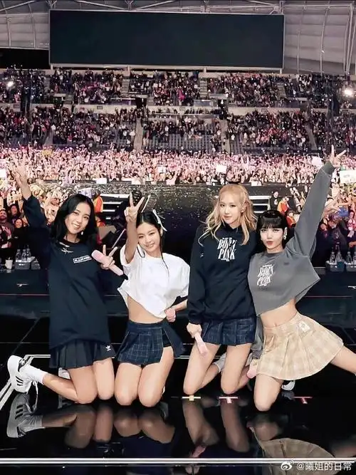 blackpink真的很受白宫欢迎呢,当国王提到她们名字时反应很可爱呢