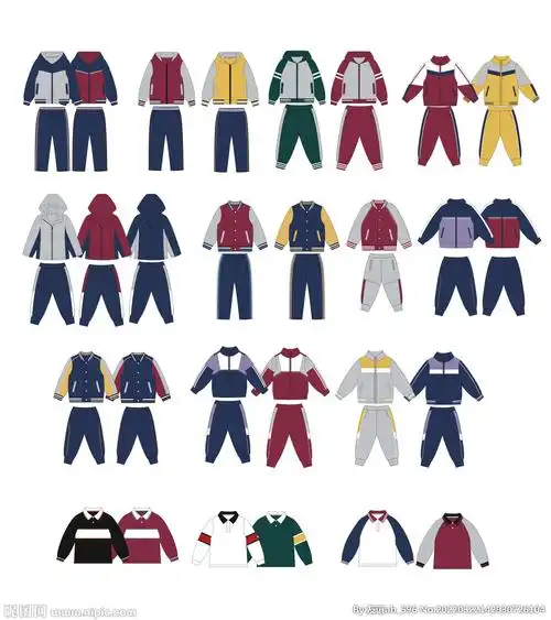 校服款式图图片