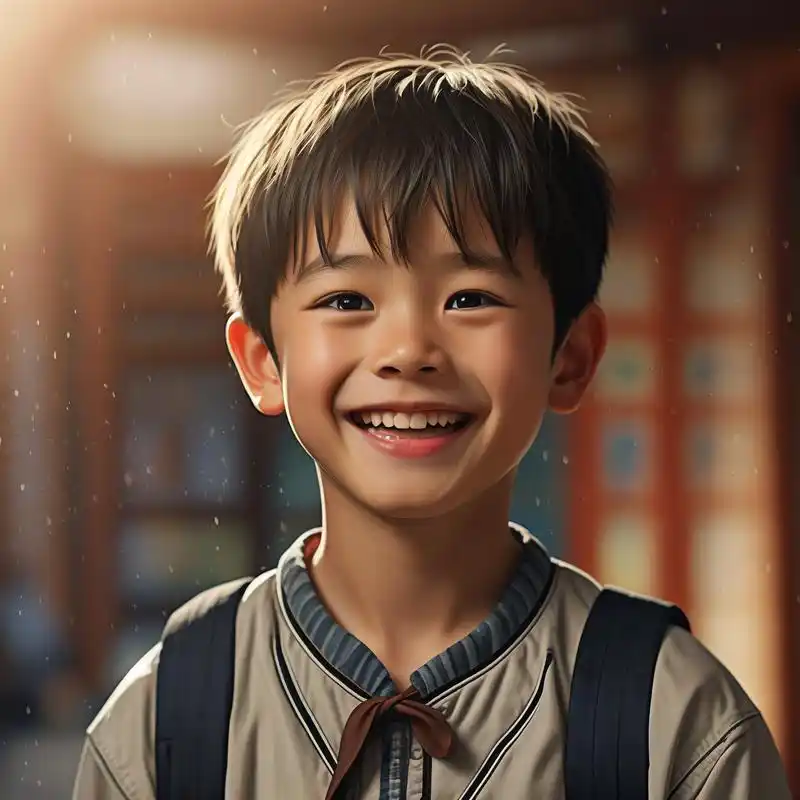 96小学生男孩真人头像精选92 一组超级可爱的小学生男孩真人头像