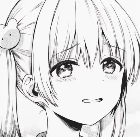 动漫黑白素描女生头像 动漫头像图片大全 -【爱个性】