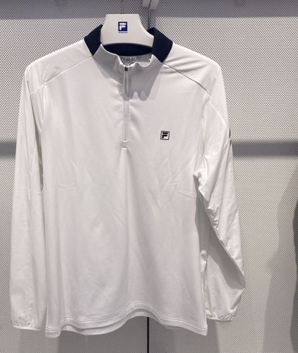 斐乐fila正品23春新款男装运动休闲针织长袖套头衫a11m315201f