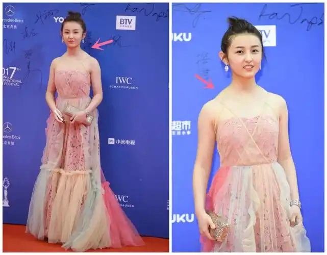 灵异事件5年变4次张子枫的斜方肌为啥忽大忽小