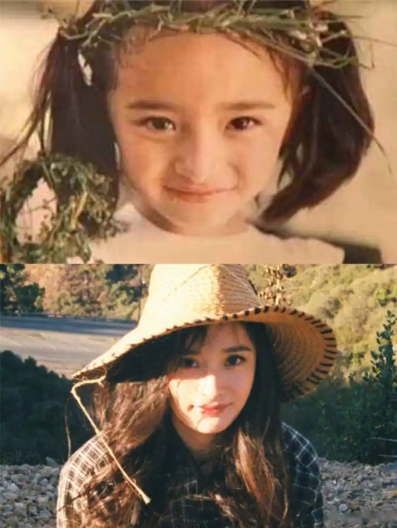 杨幂童年高清照合辑,奶fu奶 fu的想亲一口.