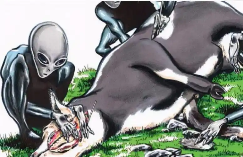 外星人屠牛事件是真的吗(外星人屠牛事件真假)(图1)