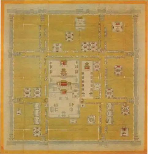 此时的盛京,新建的城池森严壁垒,以凤凰楼为最高点的皇宫建筑群金碧