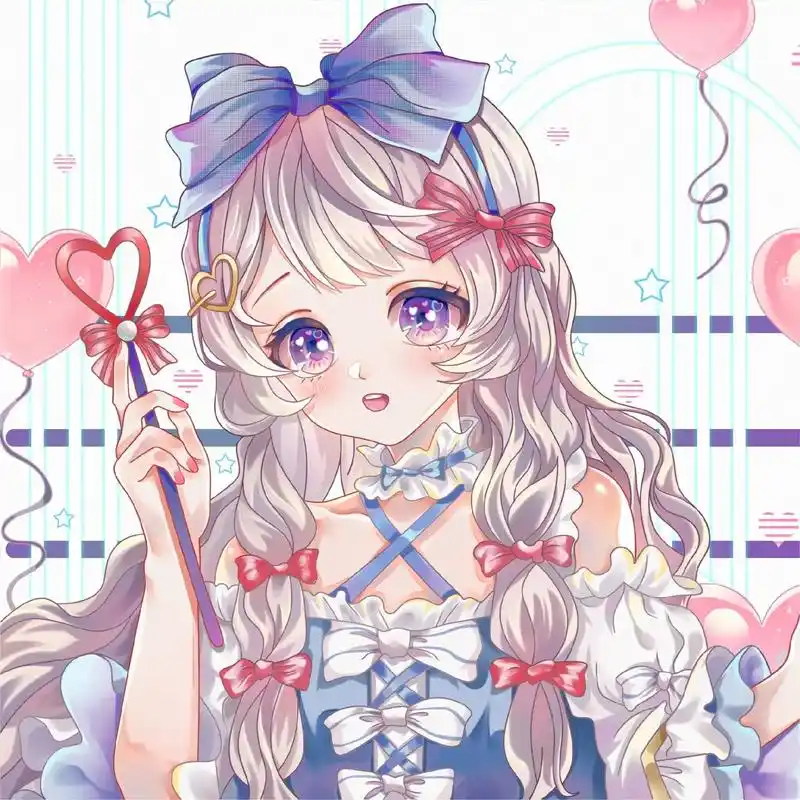 可爱头像女卡通呆萌 #女生头像属于你的限量版 #动漫少女  - 兑音