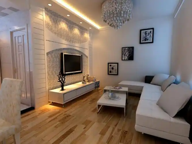 长盛岚庭70平二居室现代简约装修效果图