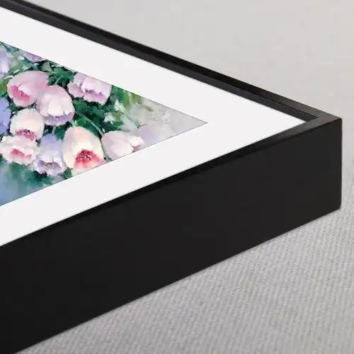 相框铝合金画框金属相框海报框装饰画内框50x70厘米黑色