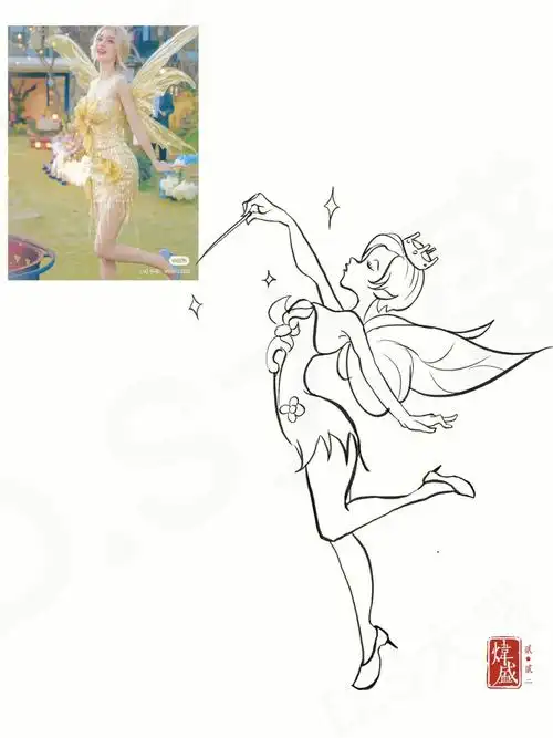 procreate  #原创插画 #简笔画#angelababy#杨颖#仙女聚会快乐加