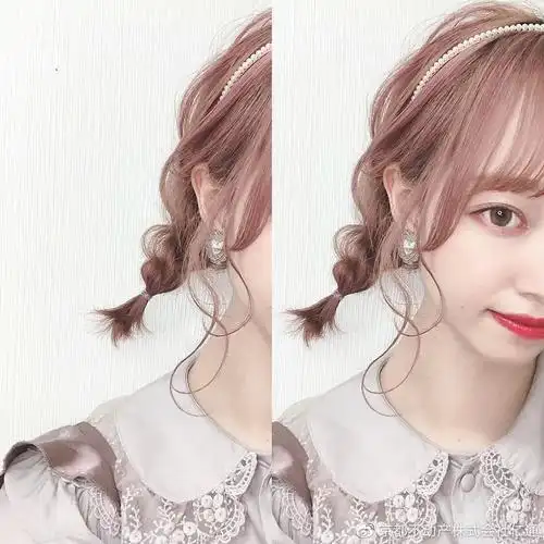 短发女孩的编发密技大公开可爱又简单的日系编发11选