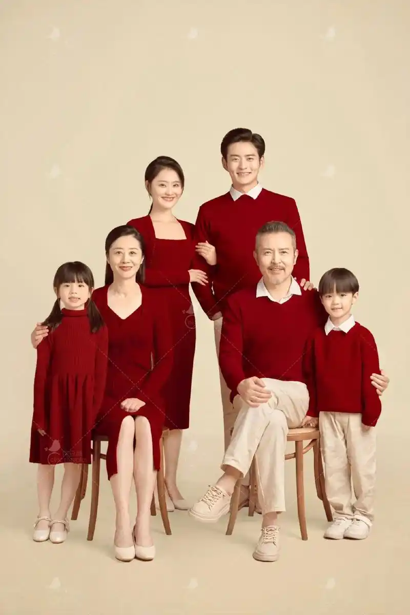 合肥全家福 一家六口全家福·简约又温馨.以全家福之名,将每一 - 抖音