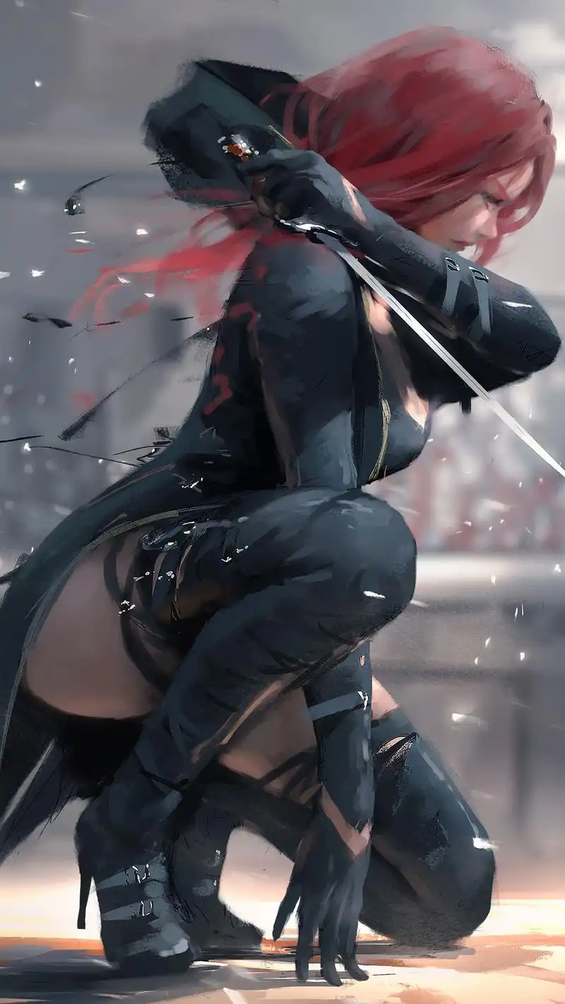 手机壁纸 动漫 鬼刀动漫人物插画高清手机壁纸 1080_1920竖版 竖屏