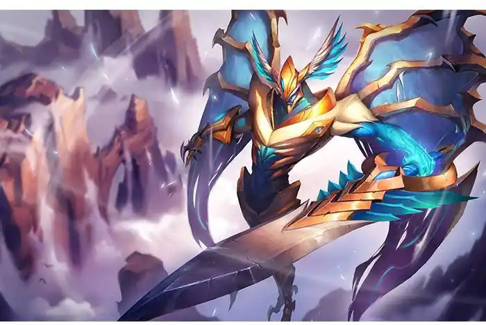 lol周边 暗裔剑魔亚托克斯 仲裁圣骑剑大剑 28厘米武器模型道具