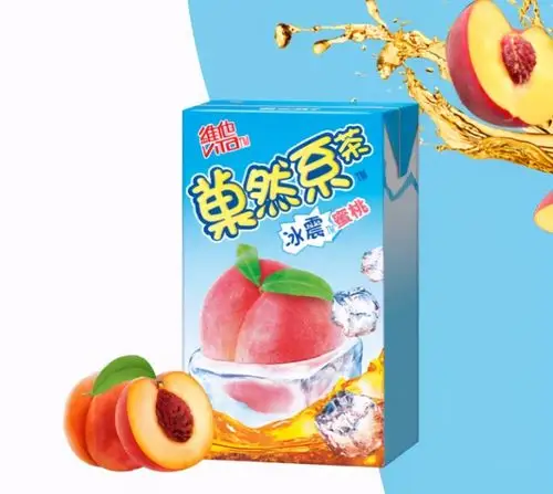 维他果然系茶冰镇蜜桃味 图片来源:维他奶官网