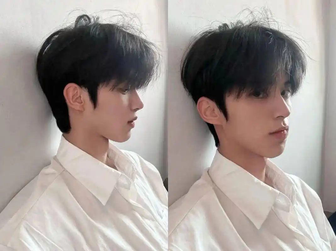 祖师爷童锦程同款韩式三七微分 韩式三七纹理微分,帅到没朋友 发型是