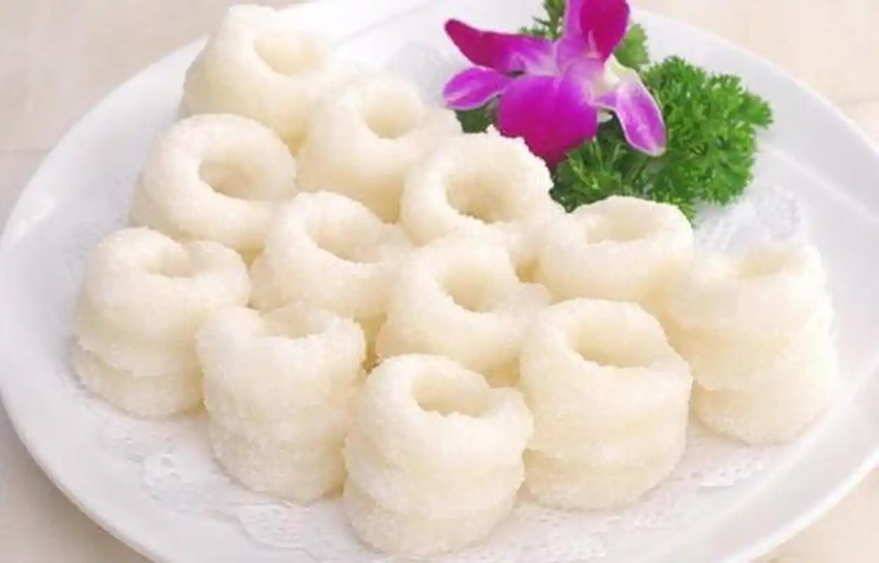 美食教程#白糖糕:南昌白糖糕的历史来源十分悠久,还要追溯到明清蚀