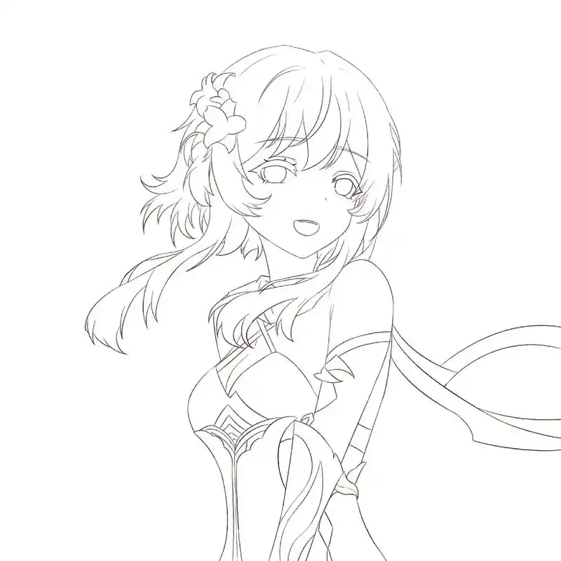 板绘 #绘画 #绘画过程 #画画 #二次元  - 抖音