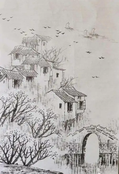 江南水乡的春天,总是伴随着杏花烟雨.