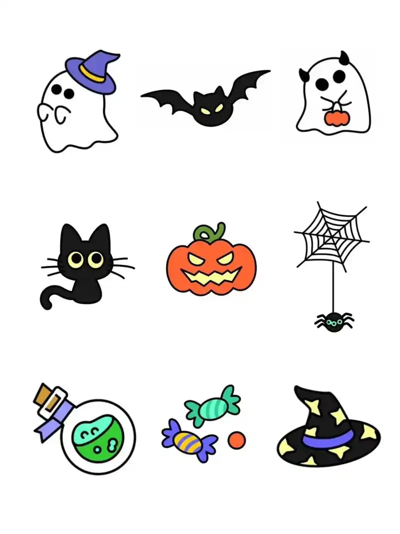 万圣节99小元素.