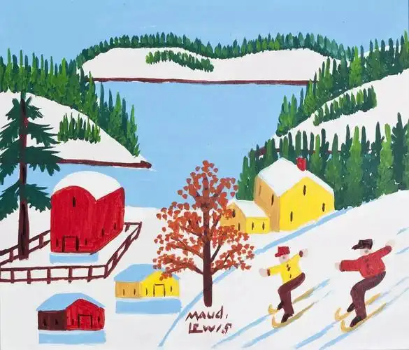 五彩斑驳的调色盘,   对莫娣来说,   即是生命的全部色彩.