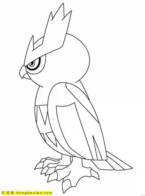 凯罗斯,分步简笔画,刺甲贝,动画片,勇基拉,卡拉卡拉,卡通,口袋宝贝