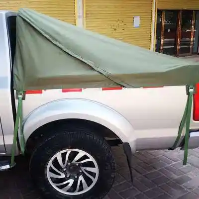 黄海n1n2n37皮卡卡车箱盖改装防水雨棚尾箱篷布其它加装