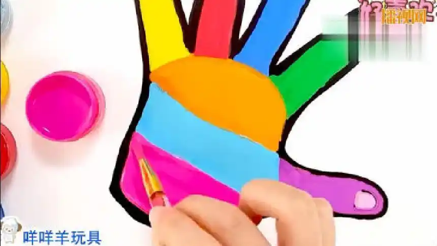 手掌简笔画大全手掌简笔画大全彩色