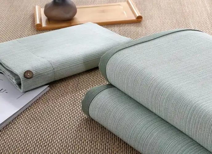 大朴老粗布凉席老粗布凉席三件套纯棉夏季空调席加厚冬夏两用四季毯