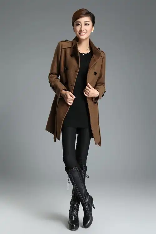 服装鞋帽箱包,钟表眼镜 女装 女式外套 高档女装2013冬装新品毛呢外套