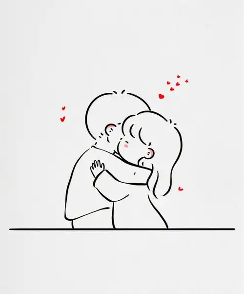 情侣手绘教程别怕我在你永远是我的例外