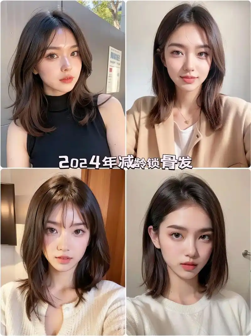 适合方圆脸女生头发比较直发量比 - 抖音