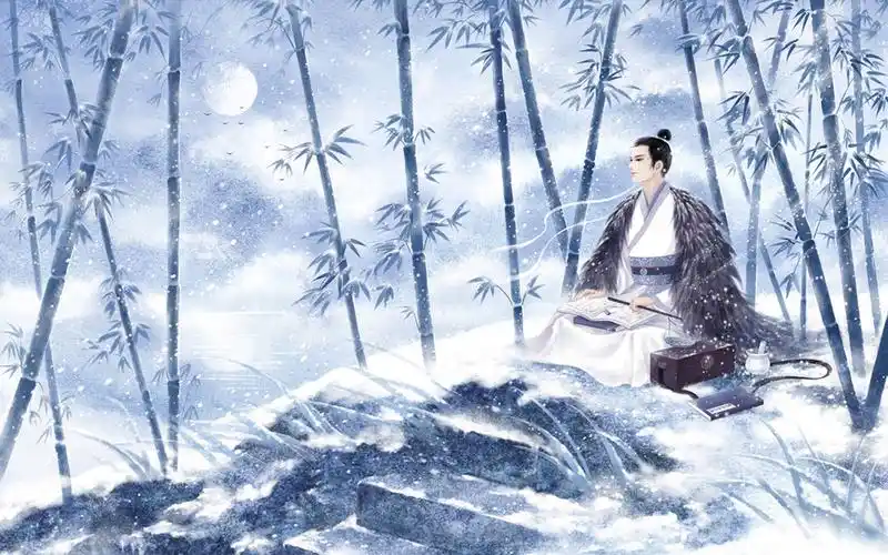 古风美男英俊潇洒插画图片桌面壁纸高清大图预览1920x1200_风格壁纸