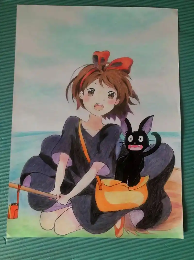 我要上热门 #治愈 #画画 #动漫手绘 - 抖音