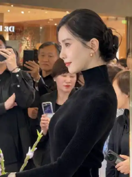 点开就沦陷98#刘诗诗 优雅黑天鹅#《刘诗诗绝美怼脸侧颜》,欧米茄