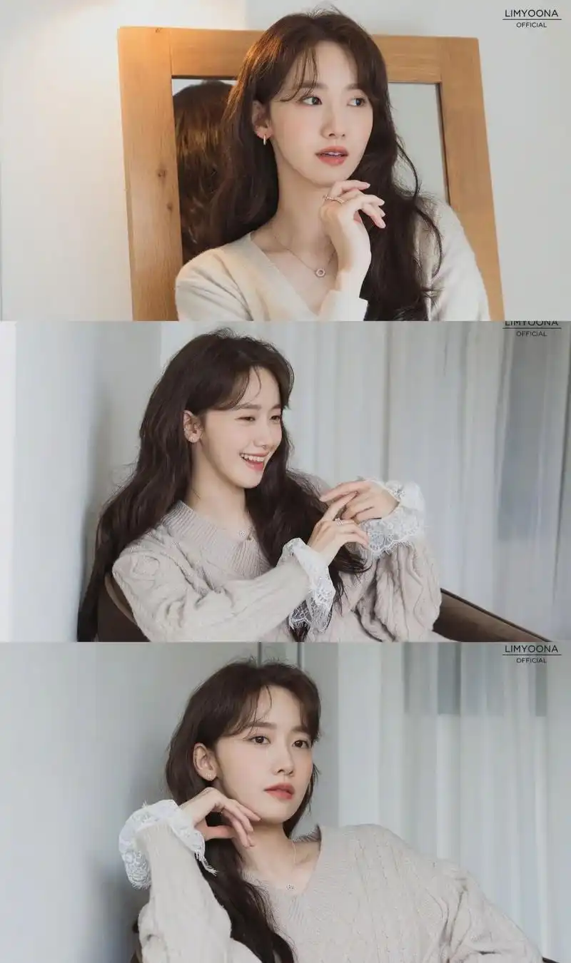 林允儿手机全面屏分屏壁纸