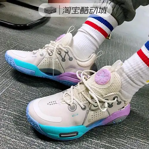 李宁韦德之道全城9代棉花糖无眠拉塞尔科技男篮篮球鞋