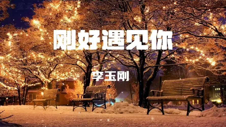 "因为我刚好遇见你 留下足迹才美丽"_《刚好遇见你》