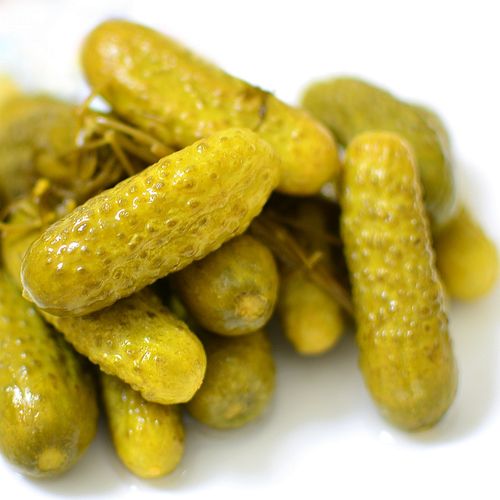 俄式酸黄瓜俄罗斯进口腌制小青瓜酸黄瓜罐头西餐配菜500克2瓶金谷酸