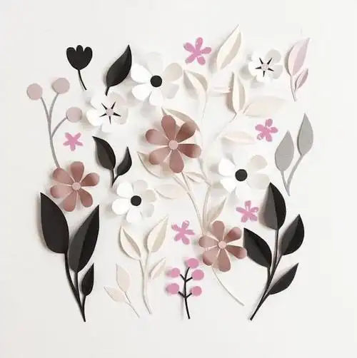 好看的手工作品:纸上生花,hanna nyman 纸艺作品