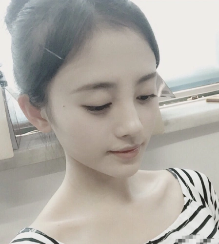 本以为鞠婧祎留长发最好看,看到她短发素颜照,才知啥叫倾国倾城_手机