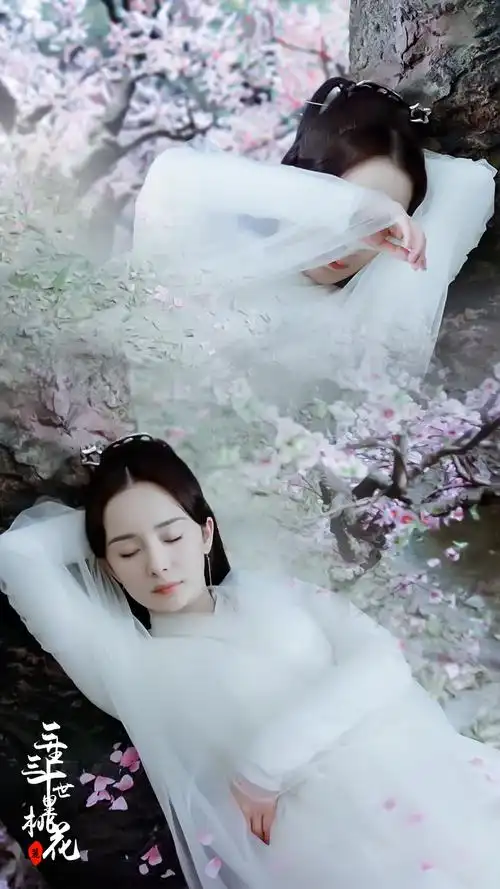 素素 三生三世十里桃花 cr:rs_holly 白衣桃花,果真是仙气十足的白浅