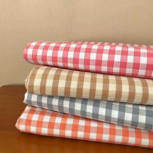 好货老粗布床单单件纯棉加厚粗棉亚麻棉麻格子裸睡不起皱秋冬