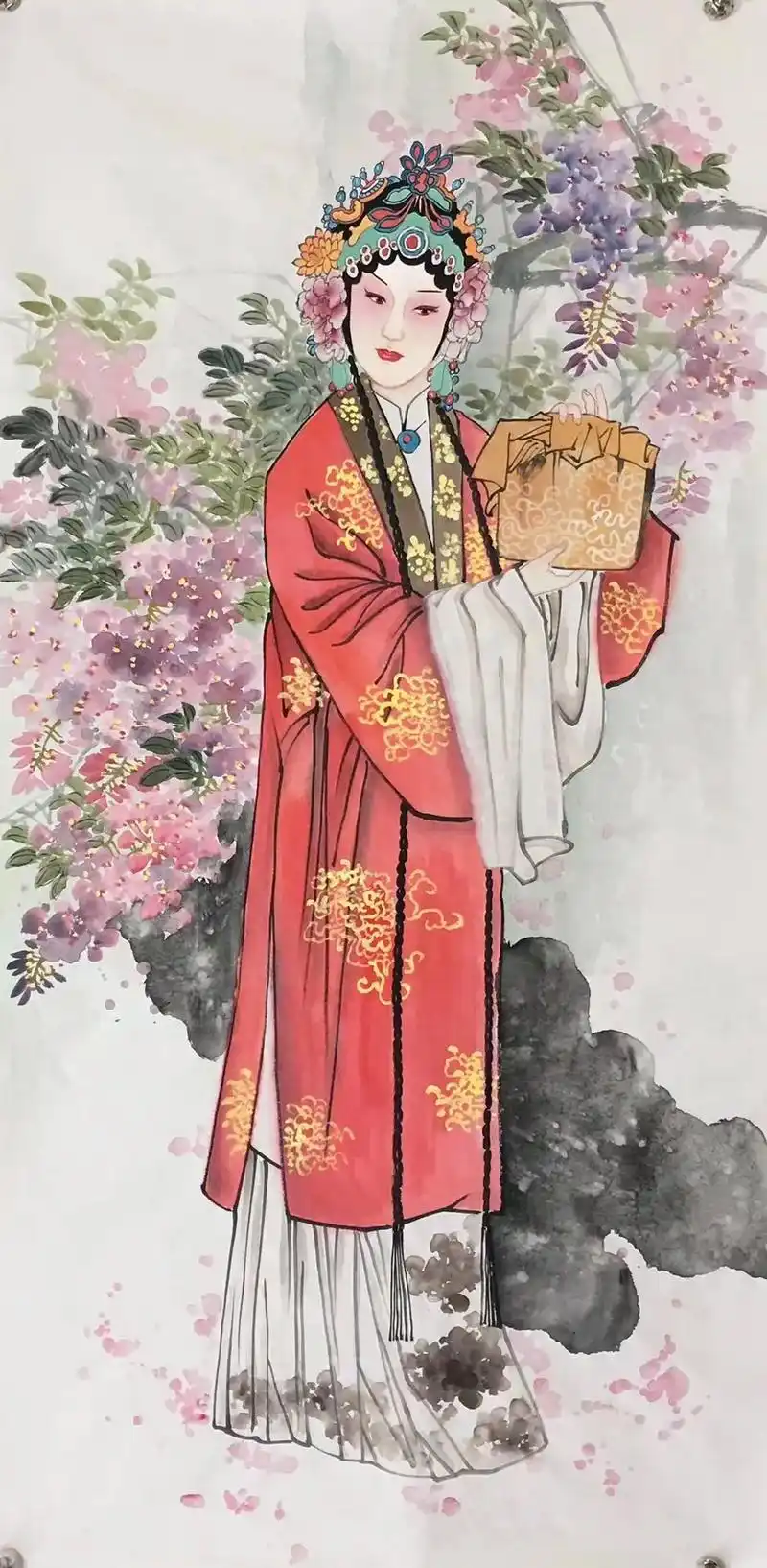 写意戏曲人物#纯手绘 #艺术创作 #国画艺术  - 抖音