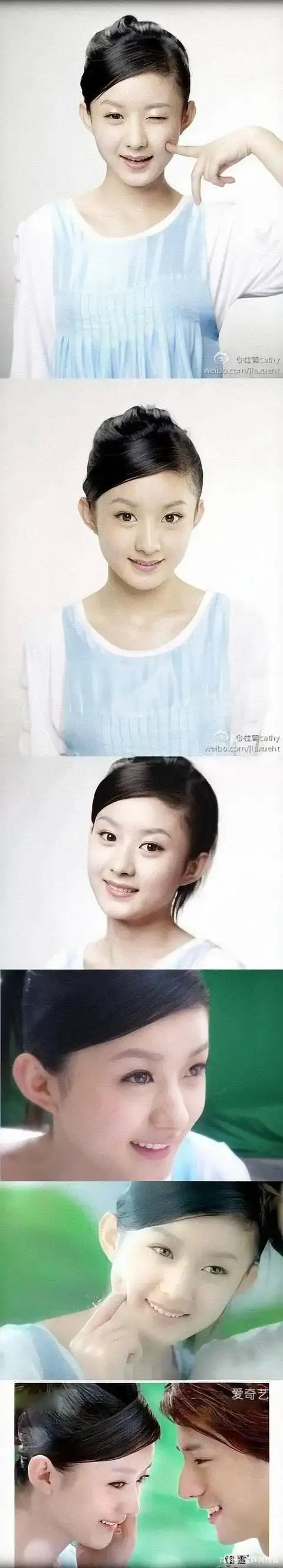 赵丽颖大变活鼻?对比照片,减肥就是最好的整容,不要和她比侧颜