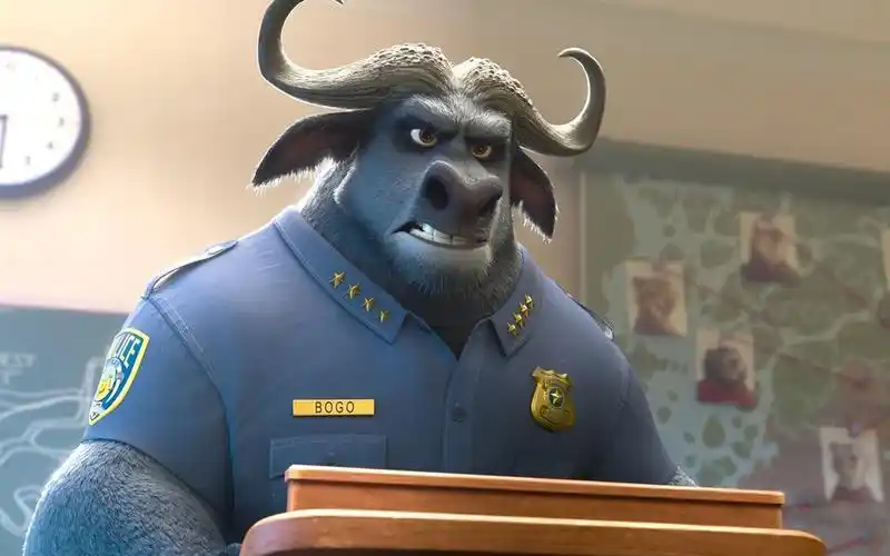 疯狂动物城警察局局长水牛桌面壁纸