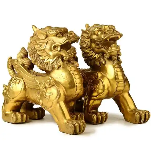 风水阁全铜貔貅摆件一对对大小号皮丘家居装饰工艺品摆件