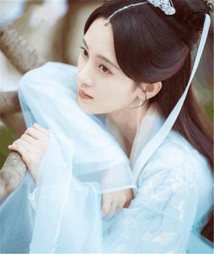 新白蛇传鞠婧祎白素贞同款古装女童汉服演出服成人女装飘逸中国风